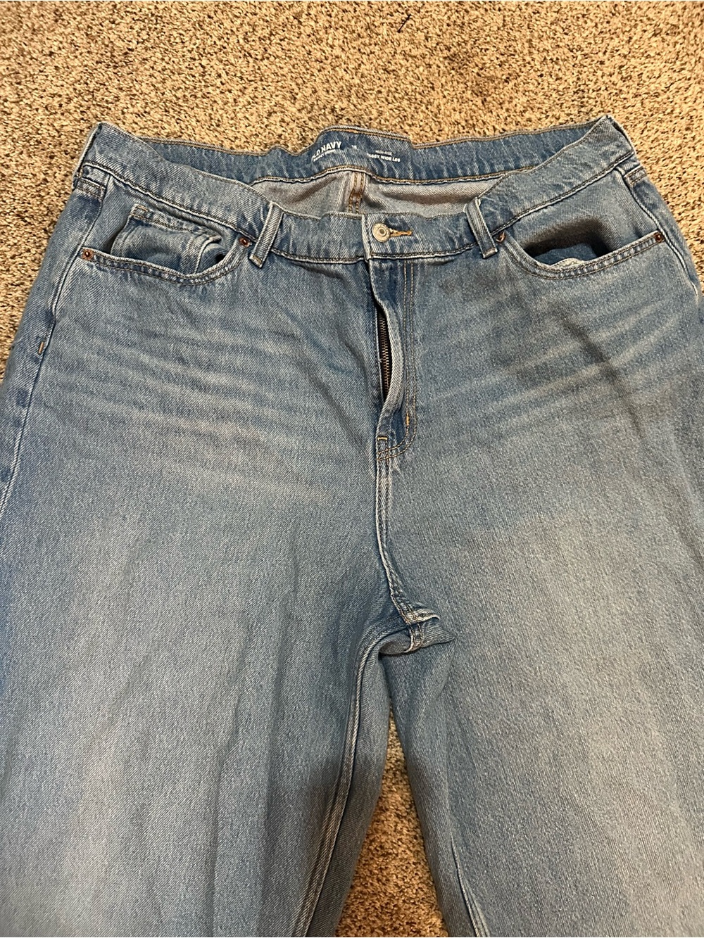 Old Navy high-rise baggy wide leg Jeans - Picture 3 of 7